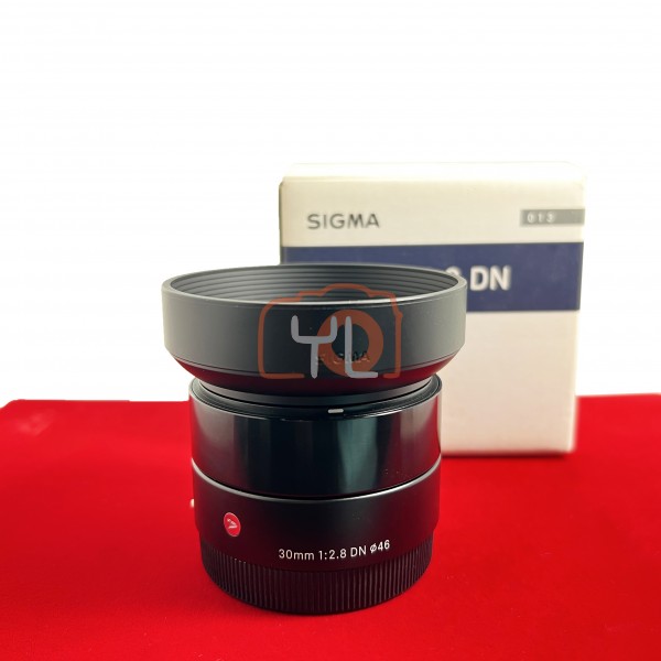 [USED-PJ33] Sigma 30mm F2.8 DC DN (Sony E-Mount), 90% Like New Condition (S/N:51380412)