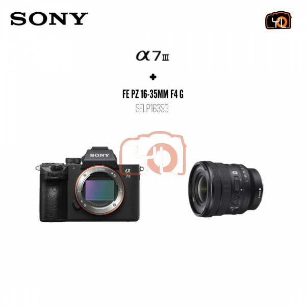 Sony a7 III Mirrorless Camera + FE PZ 16-35mm F4G Lens