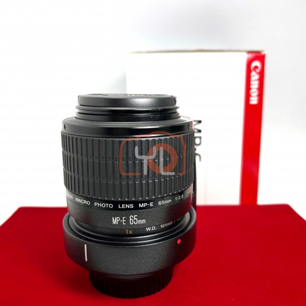 [USED-PJ33] Canon MP-E 65mm F2.8 1-5X Macro EF ,85% Like New Condition (S/N:UY0701)