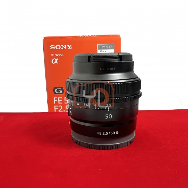[USED-PJ33] Sony 50mm F2.5 G FE, 95% Like New Condition (S/N:1816789)