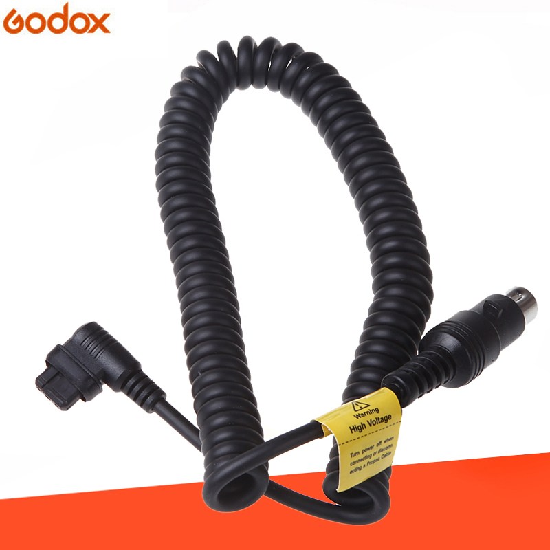 Godox PB-Cx (Canon) Coiled Power Cable for PB960/PB820 Portable Flash Battery Pack