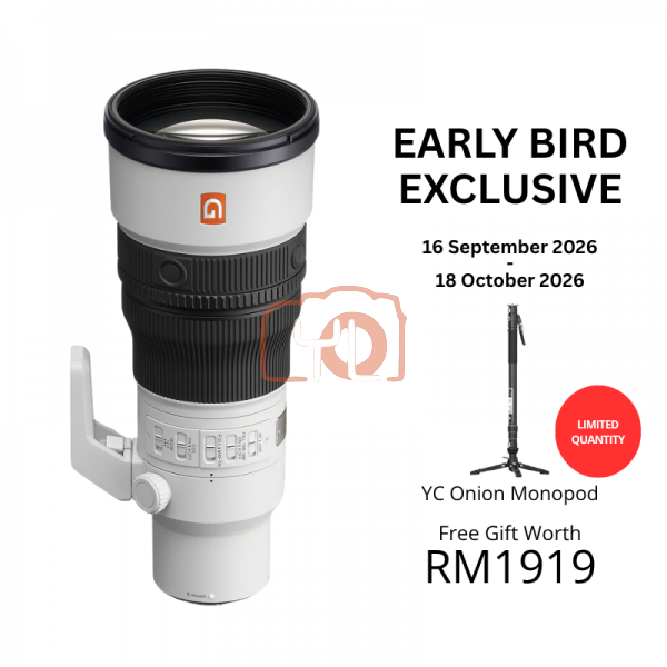 [PRE-ORDER] Sony FE 600mm f6.3 GM OSS Lens - Sony E (Free YC ONION Monopod)
