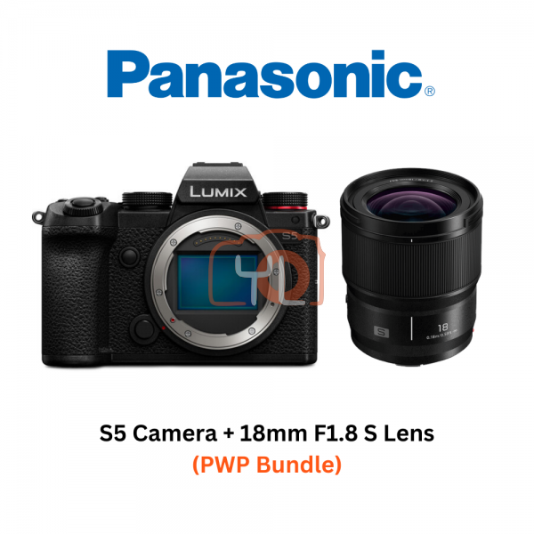 S5 Camera + 18mm F1.8 S Lens (PWP BUNDLE)