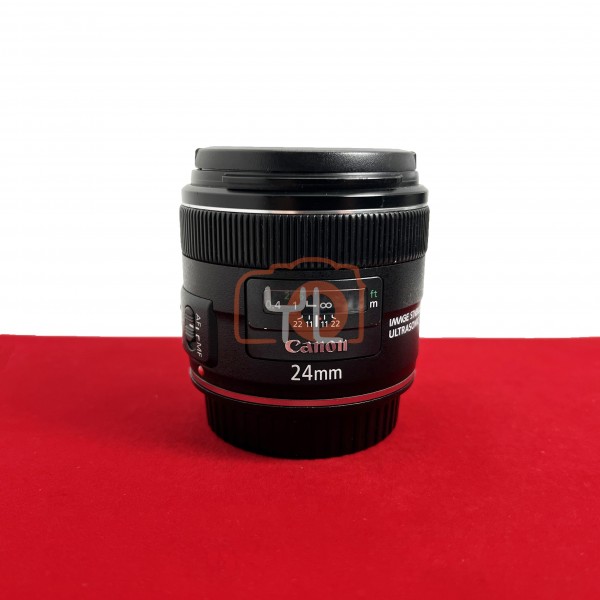 [USED-PJ33] Canon 24mm F2.8 IS USM EF , 85% Like New Condition (S/N:9420000593)