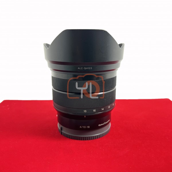 [USED-PJ33] Sony 10-18mm F4 OSS E-Mount , 95%Like New Condition (S/N:1834452)