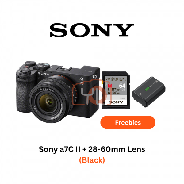 Sony a7C II + 28-60mm Lens (Black) *PO