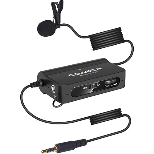 Comica Audio CVM-V05 Multifunction Single Lavalier Microphone for Smartphones and DSLRs