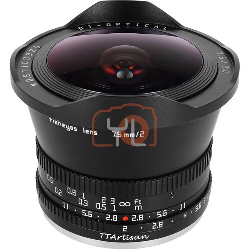 TTArtisan 7.5mm f2 Fisheye Lens with ND1000 Filter (  Canon EOS R )