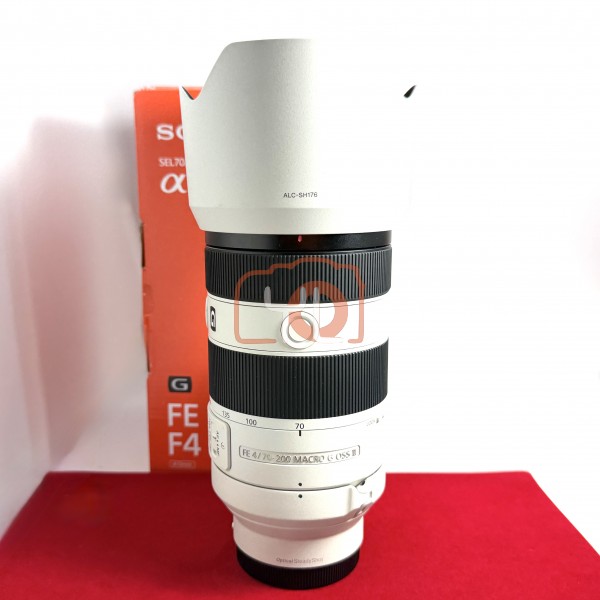 [USED-PJ33] Sony 70-200mm F4 G Macro OSS II FE, 95% Like New Condition (S/N:4325748)
