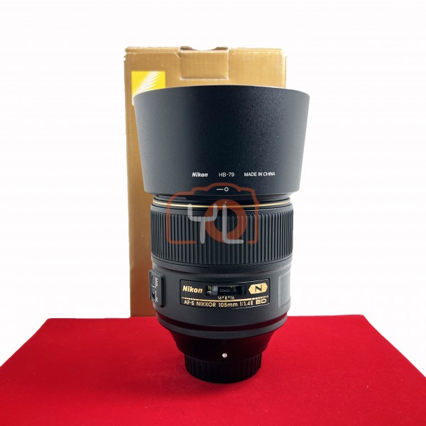 [USED-PJ33] Nikon 105MM F1.4 E AFS, 98% Like New Condition (S/N:2012653)