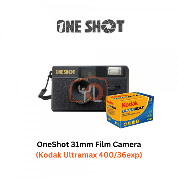 OneShot Film Camera + Ultramax 400/36 - Black