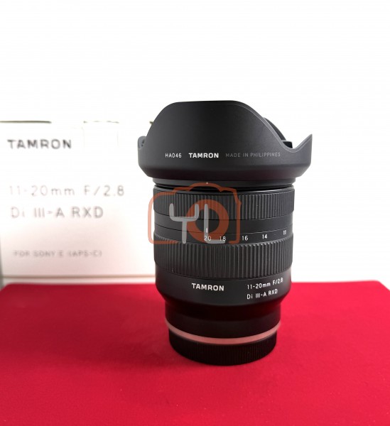 [USED-PJ33] Tamron 11-20mm F2.8 DI III A RXD (Sony FE), 95% Like New Condition (S/N:011403)