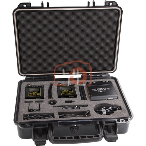 Deity Microphones Connect Deluxe Kit 2-Person Wireless Omni Lavalier Microphone System with Back-Up Recording (2.4 GHz)
