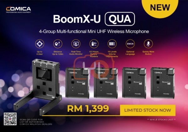 Comica Audio BoomX-U Multi-functional Mini UHF Wireless Microphone