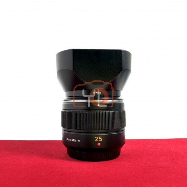 [USED-PJ33] Panasonic 25mm F1.4 Lumix G DG Summilux ASPH, 95% Like New Condition (S/N:XT7EH001390)
