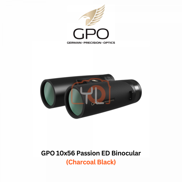 GPO 10x56 Passion ED Binoculars (Charcoal Black)