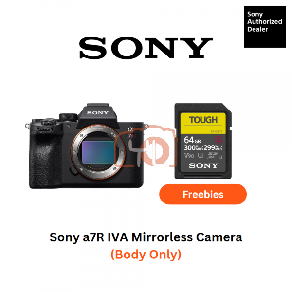 Sony Alpha a7R IV A Mirrorless Digital Camera (Body Only) - Free Sony 64GB 300MB/Sec Tough SD Card
