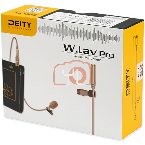 Deity Microphones W.Lav Pro DA35 Bundle Omnidirectional Lavalier Microphone with Microdot to Locking 3.5mm Adapter (Beige)