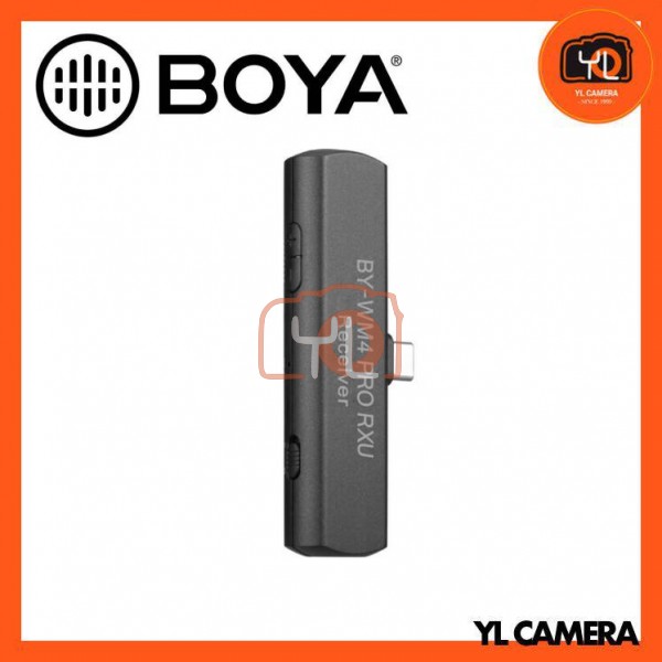 Boya BY-WM4 PRO RXU Dual-Channel Digital Wireless Receiver for USB Type-C Devices (2.4 GHz)