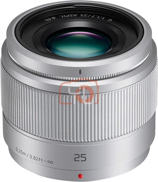Panasonic Lumix G 25mm/F1.7 ASPH Lens (H-H025E-S) - Silver