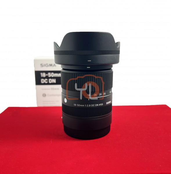 [USED-PJ33] Sigma 18-50mm F2.8 DC DN Contemporary (Sony E) , 95% Like New Condition (S/N:58134988)