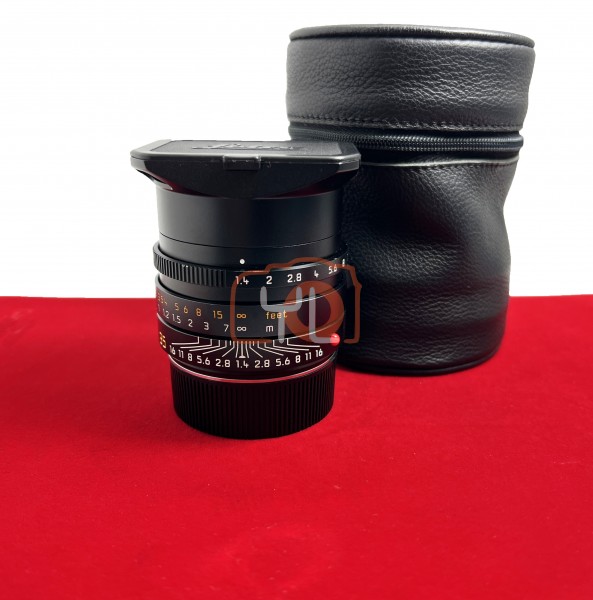 [USED-PJ33] Leica 35mm F1.4 FLE Summilux-m ASPH (Black) 11663 ,90% Like New Condition (S/N:4118877)