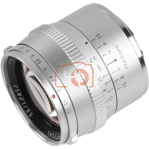 TTArtisan 50mm f1.2 Lens FUJIFILM X (Silver)