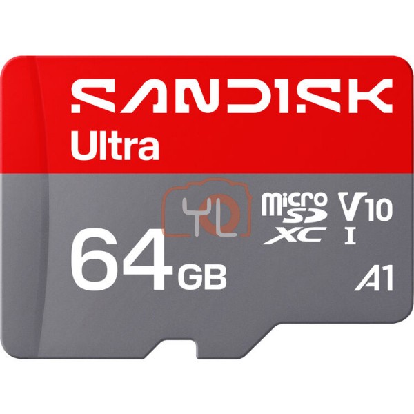 SANDISK 64GB Ultra UHS-I microSDHC Memory Card