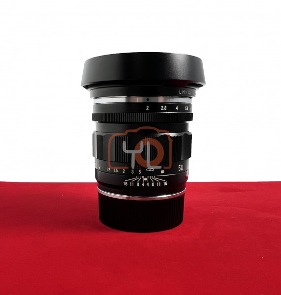 [USED-PJ33] Voigtlander 50MM F2 APO-Lanthar ASPH VM (Leica M), 95% Like New Condition (S/N:7121233)