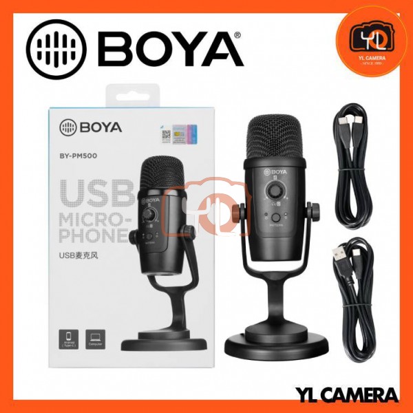 Boya BY-PM500 USB Microphone for (Mac/Windows/USB-C Devices)