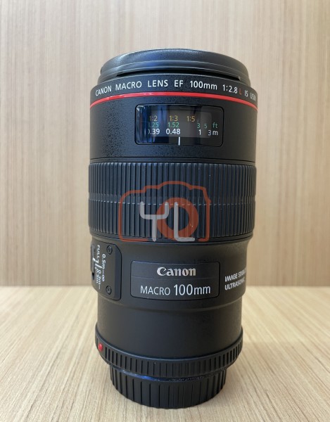 [USED @ IOI CITY]-Canon EF 100mm F2.8 L Macro IS USM Lens,90% Condition Like New,S/N:3197246