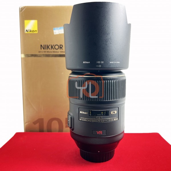 [USED-PJ33] Nikon 105mm F2.8 G Macro VR AFS , 85% Like New Condition (S/N:2016482)