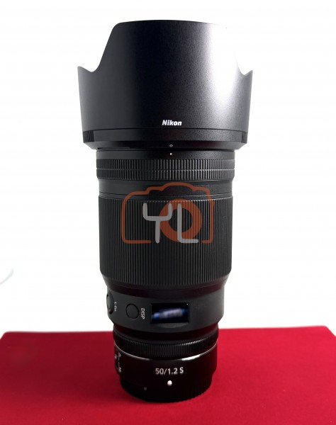 [USED-PJ33] Nikon 50mm F1.2 S Z, 95% Like New Condition (S/N:20003515)