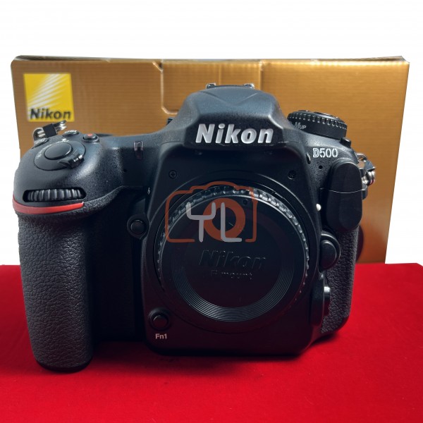 [USED-PJ33] Nikon D500 Body (Shutter Count:24K), 90% Like New Condition (S/N:8504313)