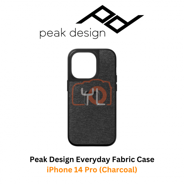Peak Design Mobile Everyday Smartphone Case for iPhone 14 Pro (Charcoal)