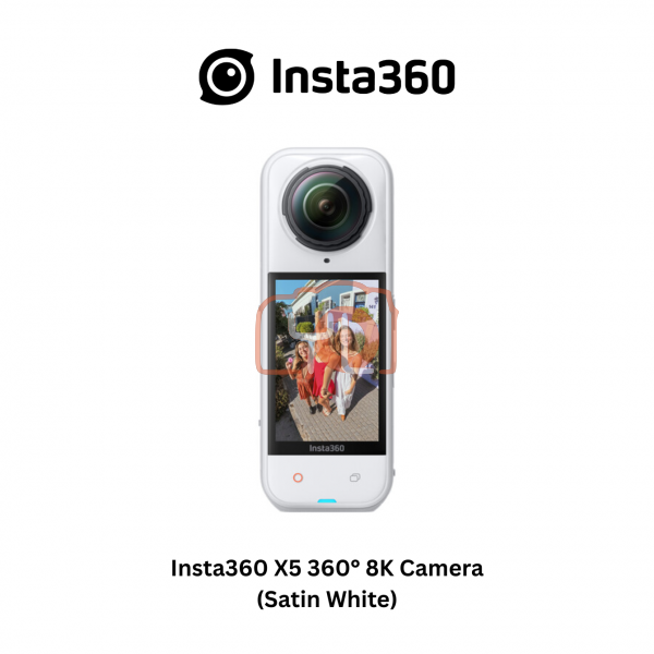 Insta360 X5 360° 8K Camera (Satin White)