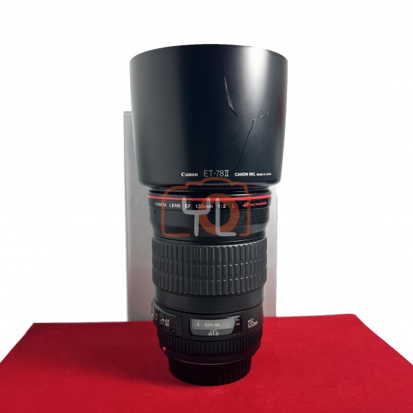 [USED-PJ33] Canon 135mm F2 L USM EF , 95% Like New Condition (S/N:240515)