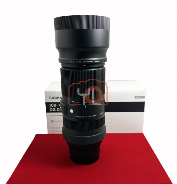 [USED-PJ33] Sigma 100-400mm F5-6.3 DG DG OS HSM (L-Mount), 95% Like New Condition (S/N:55260516)