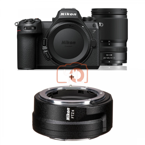 Nikon Z6 III Mirrorless Camera with 24-105mm F4-7.1 kit &  FTZ II Adapter    (Free Nikon 64GB XQD Card&EN-EL15C Battery Online email to service@futuromic.com )