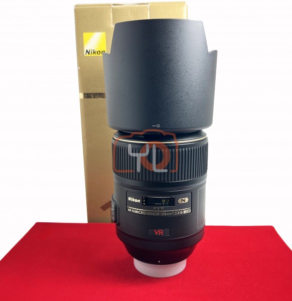 [USED-PJ33] Nikon 105mm F2.8 G Micro VR AFS , 95% Like New Condition (S/N:2060095)