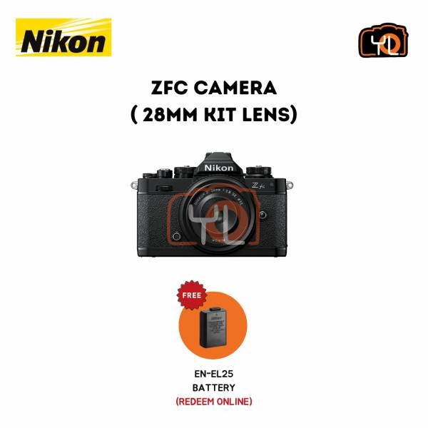 Nikon Z fc with 28mm f2.8 Kit - Black (Free Extra Battery EN-EL25 (Redeem Online)