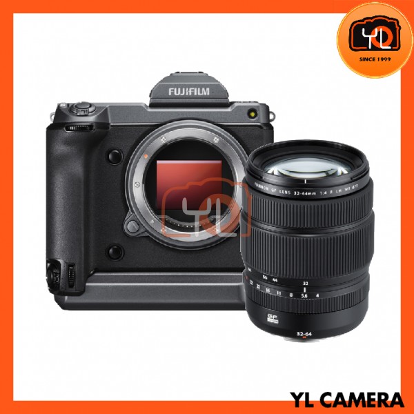 Fujifilm GFX 100 Medium Format Mirrorless Camera + GF 32-64mm F4 R LM WR