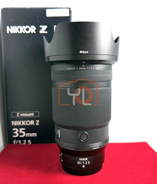 [USED-PJ33]  Nikon 35mm F1.2 S Z, 95% Like New Condition (S/N:20007661)