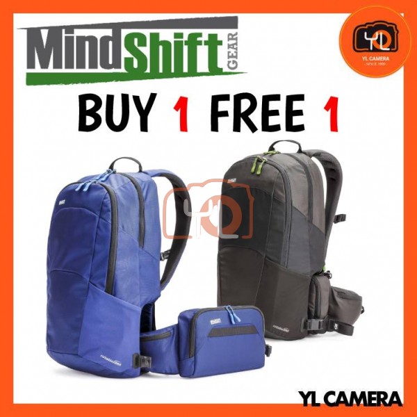(BUY 1 FREE 1) MindShift Gear rotation180° Travel Away Backpack (Charcoal) FREE Hubba Hubba Hiney V3.0