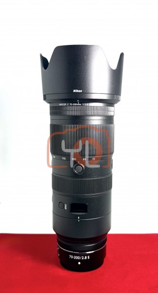 [USED-PJ33] Nikon 70-200mm F2.8  S VR Z , 95% Like New Condition (S/N:20082776)