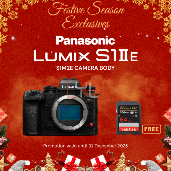 Panasonic Lumix S1 IIE Mirrorless Camera (FREE SANDISK 64GB EXTREME PRO SD CARD)