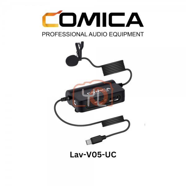 Comica Multi-functional Single  Lavalier microphone for iPhone  with USB-C Interface 4.9M