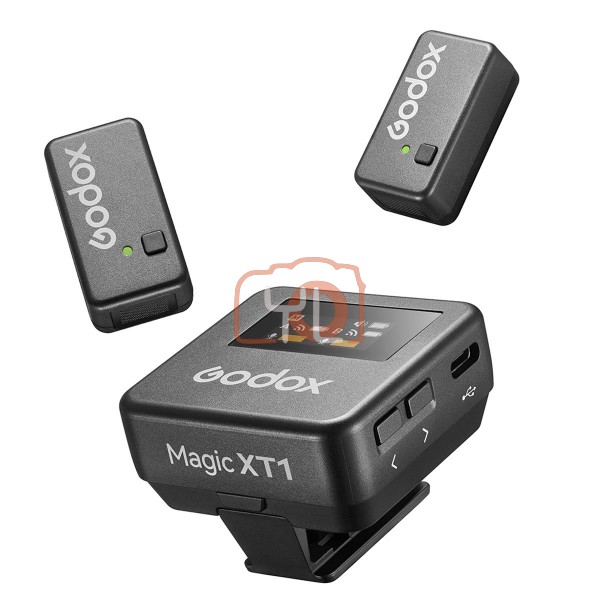 Godox Magic XT1 2.4GHz Wireless Microphone System with Type-C & Lightning Adapte