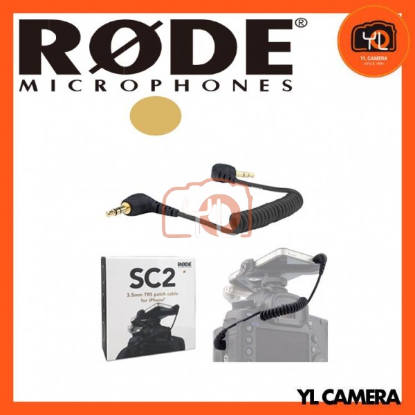 Rode SC2 Right-Angle 3.5mm TRS Coiled Patch Cable