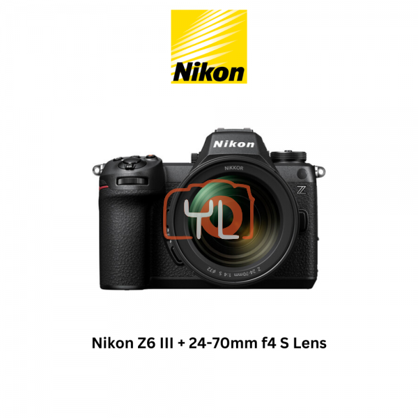 Nikon Z6 III + 24-70mm f4 S Lens + FTZ II Adapter (Free Nikon 64GB XQD Card + EN-EL15C Battery (Redeem Online)